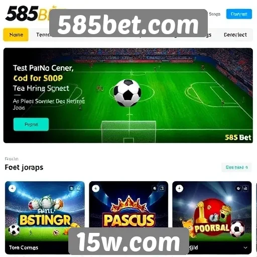 Principais jogos disponíveis em 585bet